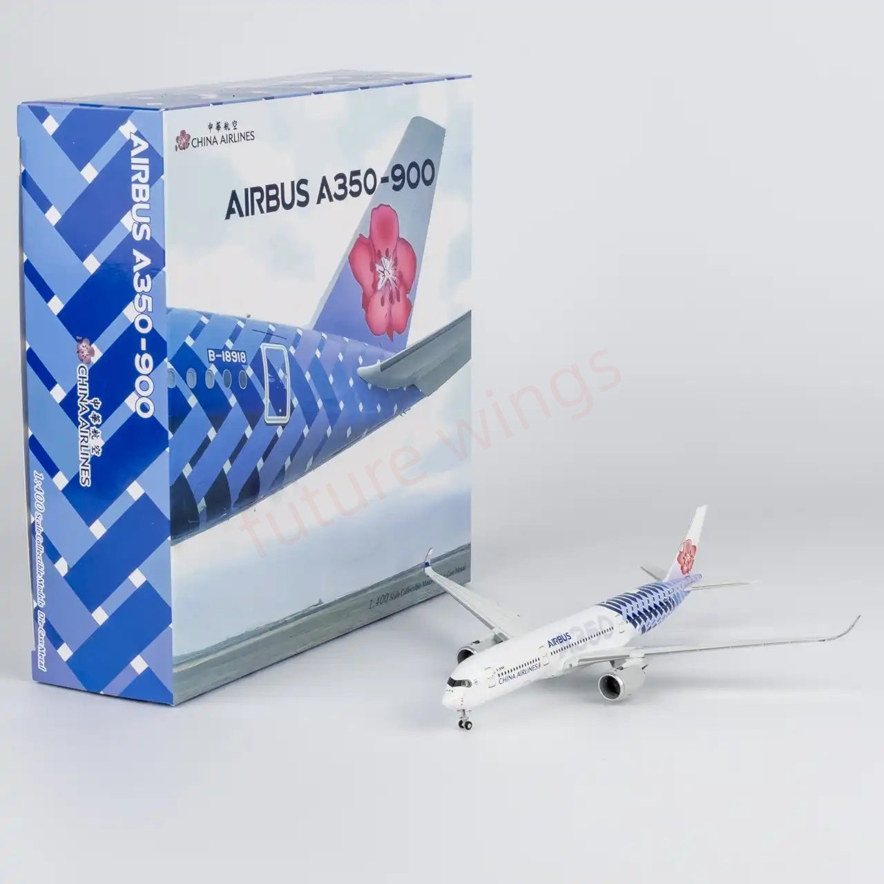 1:400 NG Models NG39116 China Airlines A350-900 B-18918 Aircraft Model+Free Tractor