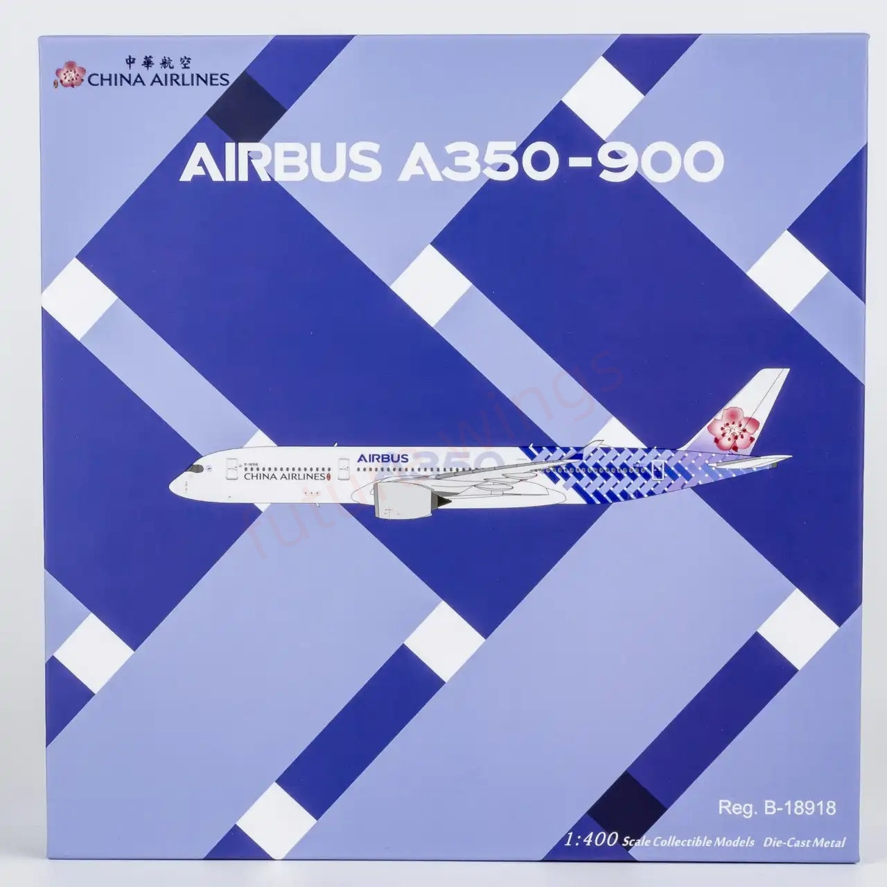 1:400 NG Models NG39101 China Airlines A350-900 B-18918 "Luxury Package"Aircraft Model+Free Tractor