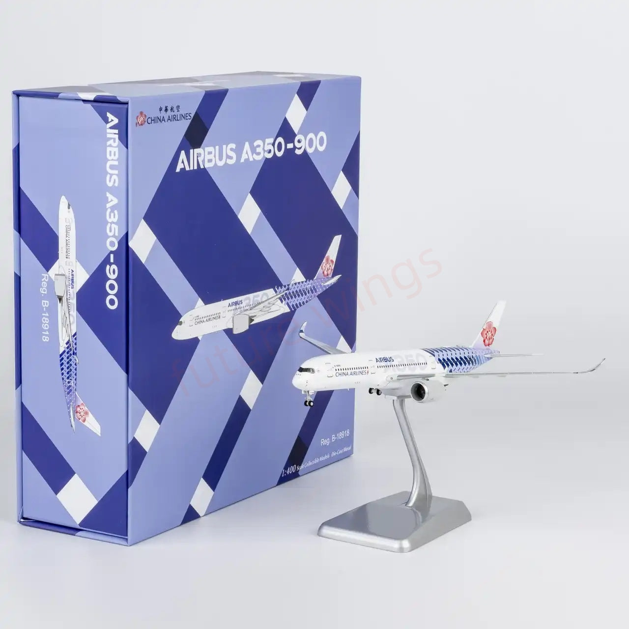 1:400 NG Models NG39101 China Airlines A350-900 B-18918 "Luxury Package"Aircraft Model+Free Tractor