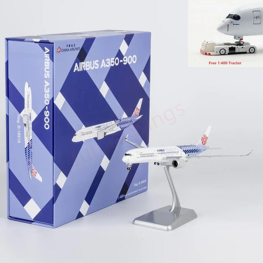 1:400 NG Models NG39101 China Airlines A350-900 B-18918 "Luxury Package"Aircraft Model+Free Tractor