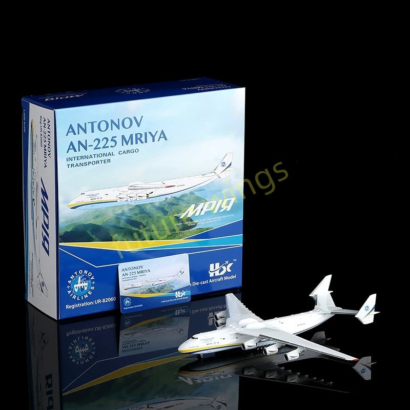 1:400 HX Models Antonov An-225 UR-82060 Aircraft Model Free Tractor+Stand