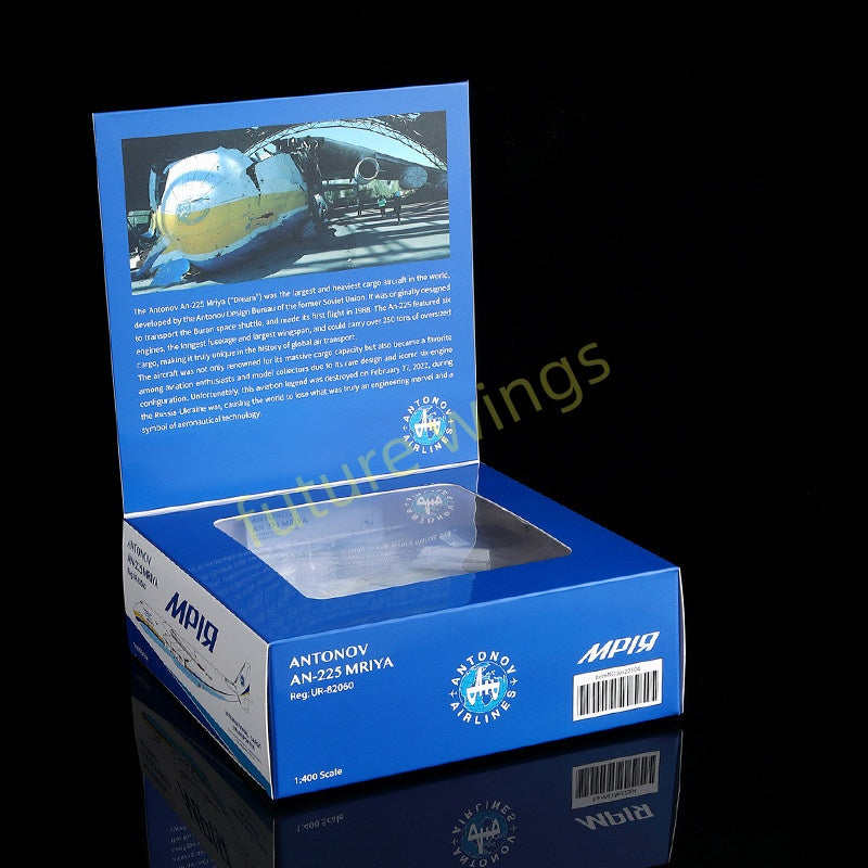 1:400 HX Models Antonov An-225 UR-82060 Aircraft Model Free Tractor+Stand