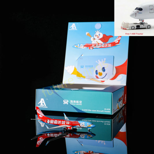 1:400 AeroPolaris Hainan Airlines B737-800 B-1131 "MiXue"Aircraft Model+Free Tractor