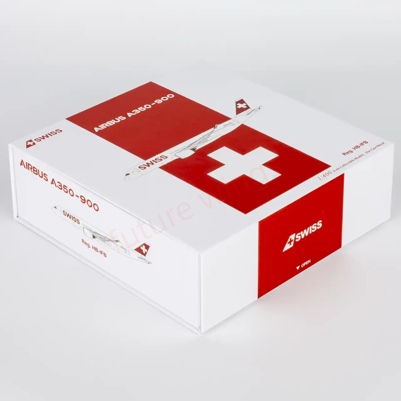 1:400 NG Models NG39125 Swiss A350-900 HB-IFB  "Luxury Package"Aircraft Model+Free Tractor