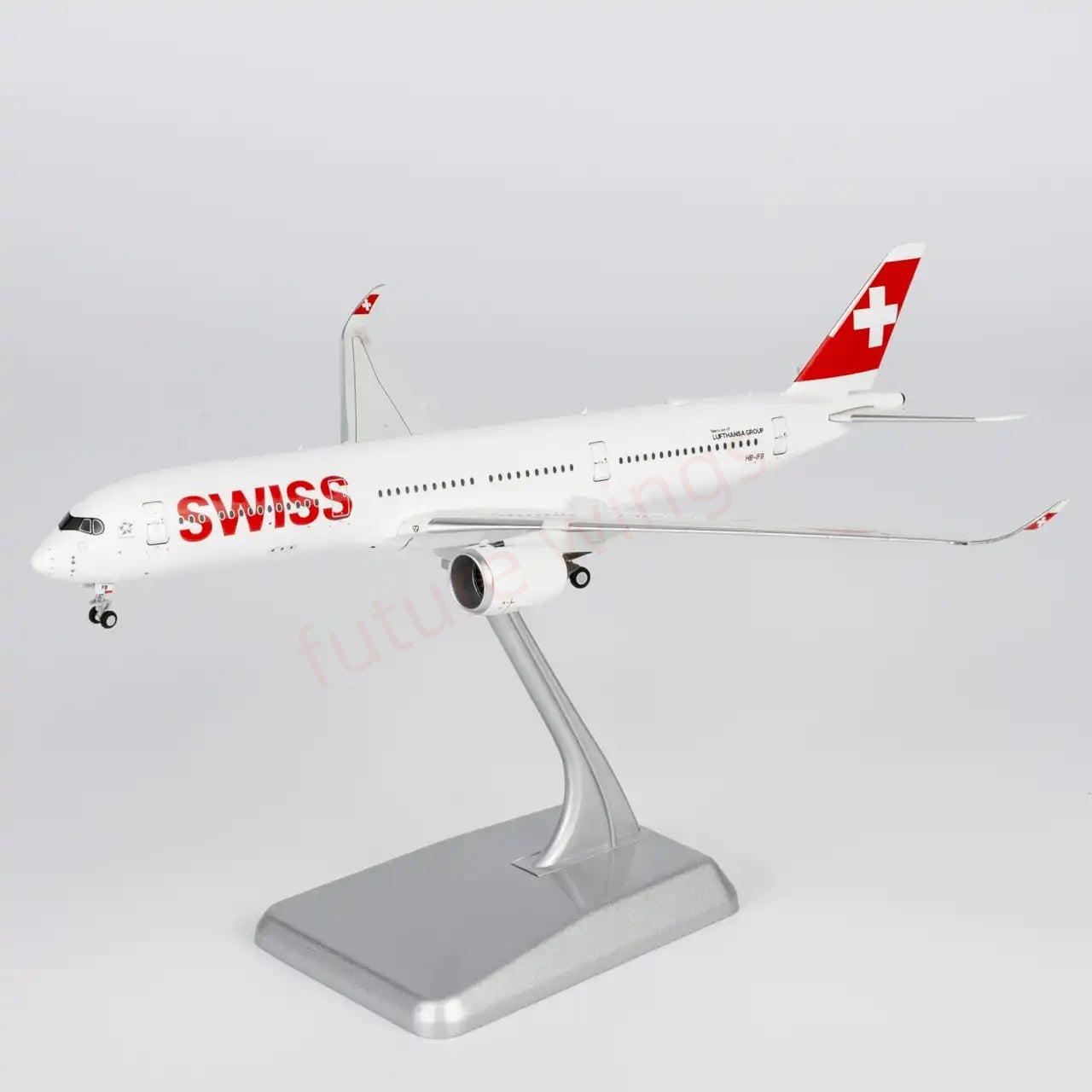 1:400 NG Models NG39125 Swiss A350-900 HB-IFB  "Luxury Package"Aircraft Model+Free Tractor
