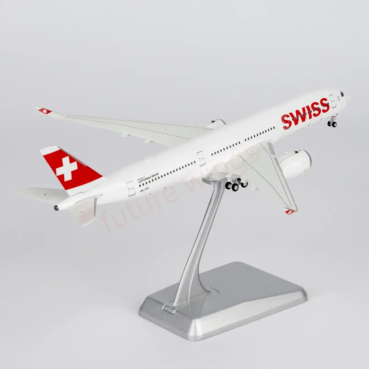 1:400 NG Models NG39125 Swiss A350-900 HB-IFB  "Luxury Package"Aircraft Model+Free Tractor