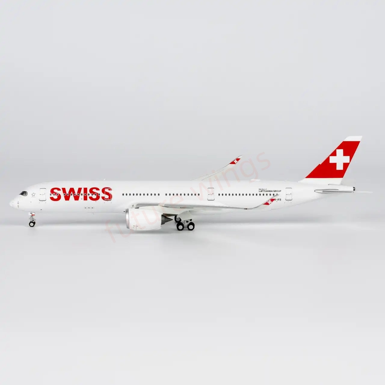 1:400 NG Models NG39125 Swiss A350-900 HB-IFB  "Luxury Package"Aircraft Model+Free Tractor