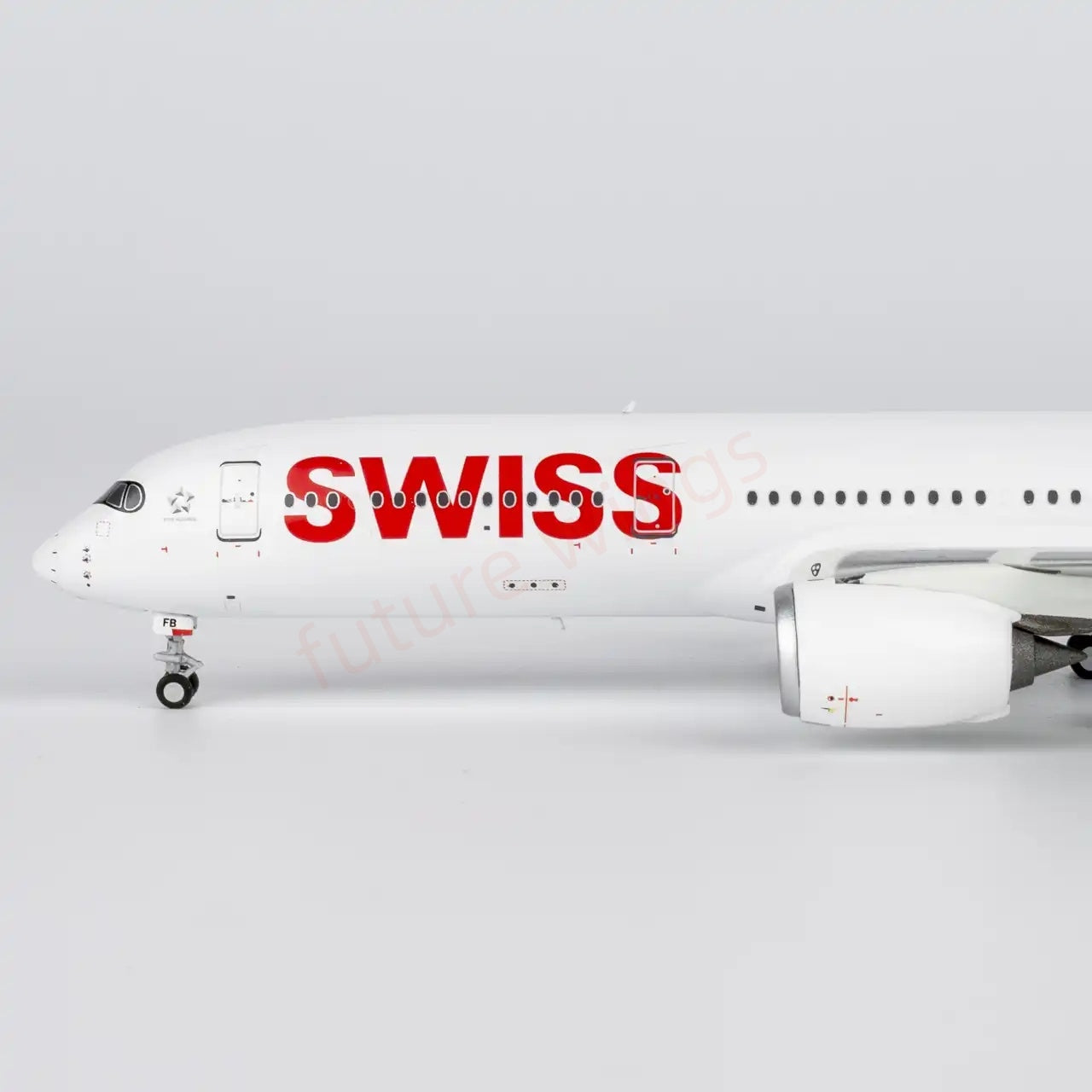 1:400 NG Models NG39125 Swiss A350-900 HB-IFB  "Luxury Package"Aircraft Model+Free Tractor