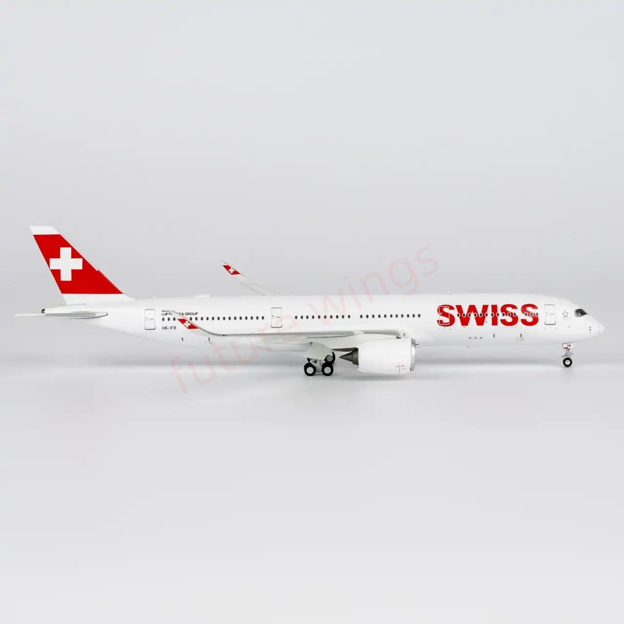 1:400 NG Models NG39125 Swiss A350-900 HB-IFB  "Luxury Package"Aircraft Model+Free Tractor