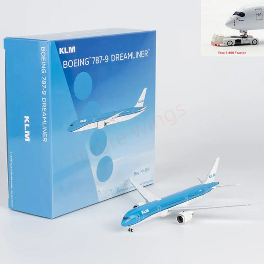 1:400 NG Models NG55150 KLM B787-9 PH-BHI Aircraft Model+Free Tractor