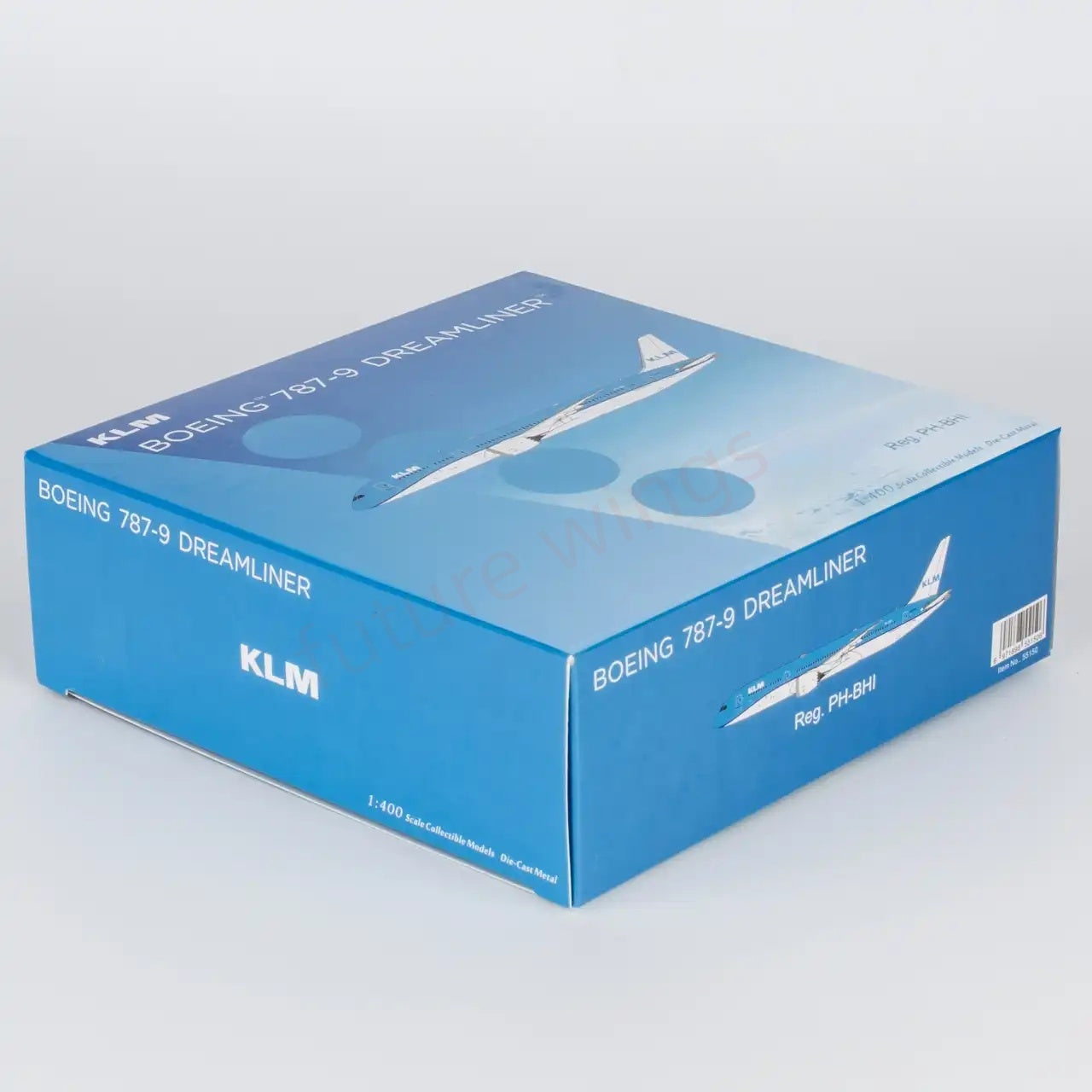 1:400 NG Models NG55150 KLM B787-9 PH-BHI Aircraft Model+Free Tractor