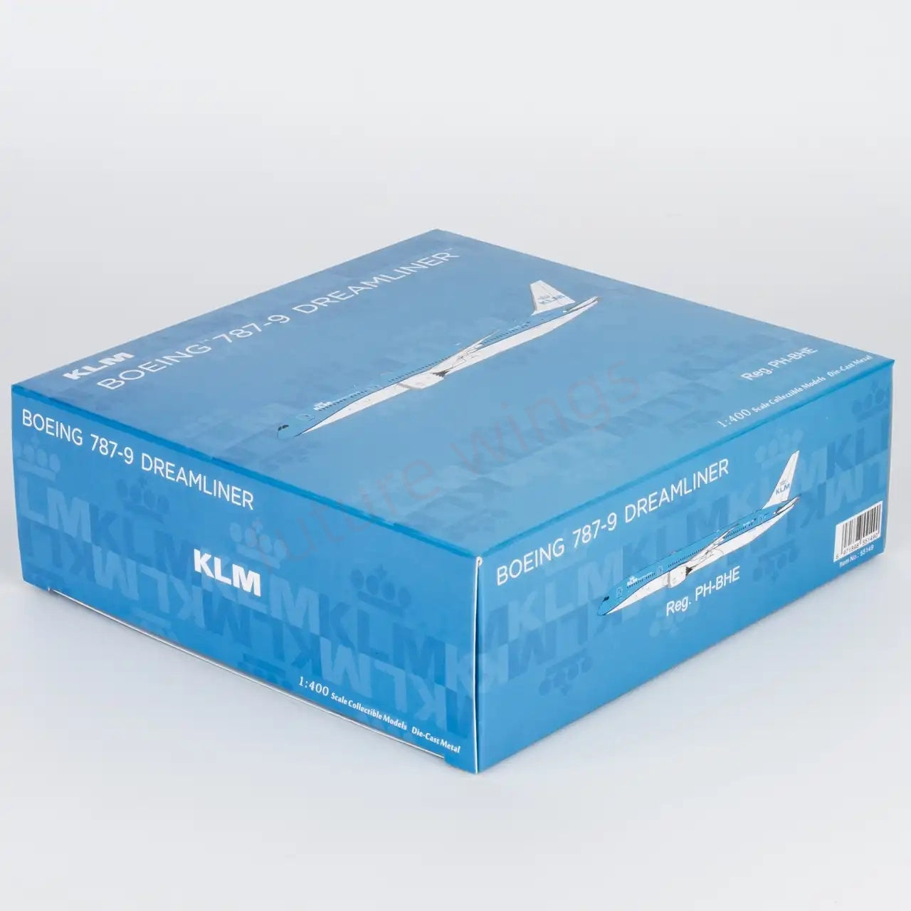 1:400 NG Models NG55149 KLM B787-9 PH-BHE Aircraft Model+Free Tractor