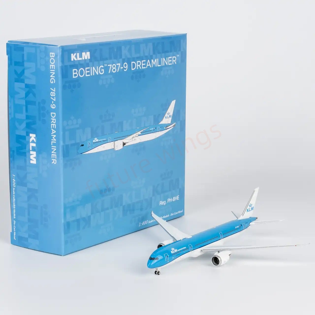 1:400 NG Models NG55149 KLM B787-9 PH-BHE Aircraft Model+Free Tractor