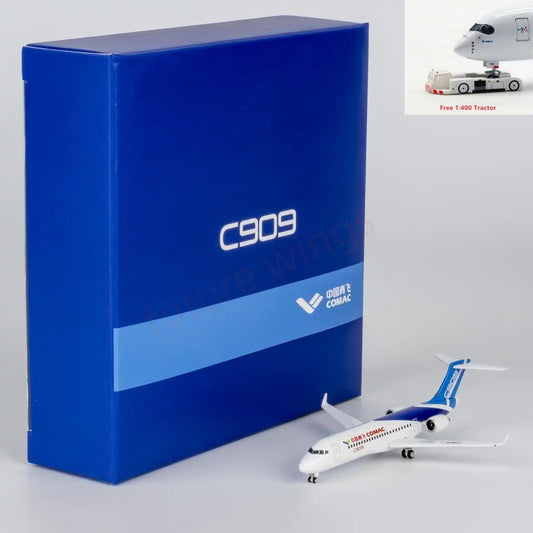1:400 NG Models NG87122 COMAC C909 Aircraft Model+Free Tractor
