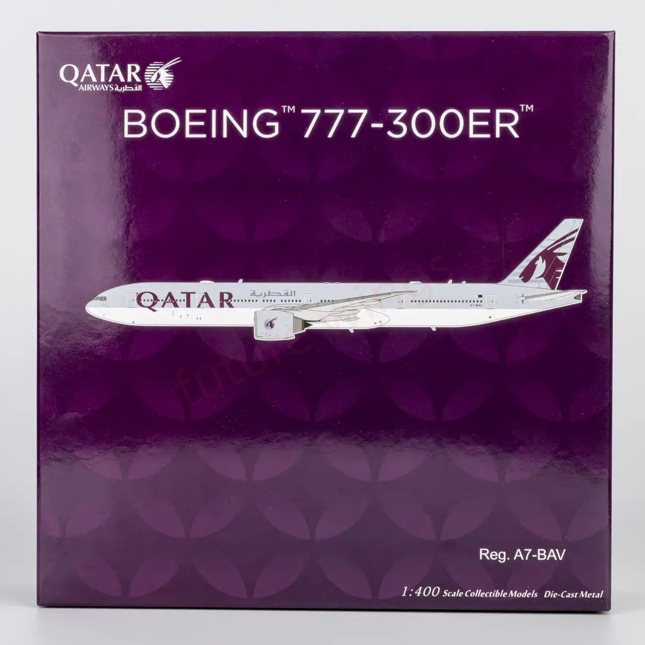 1:400 NG Models NG73083 Qatar Airways B777-300ER A7-BAV Aircraft Model+Free Tractor