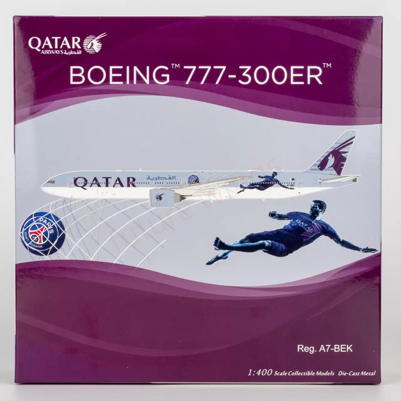 1:400 NG Models NG73085 Qatar Airways B777-300ER A7-BEK Aircraft Model+Free Tractor