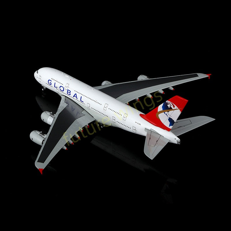1:400 HX Models Global Airlines A380-800 9H-GLOBL Aircraft Model+Free Tractor