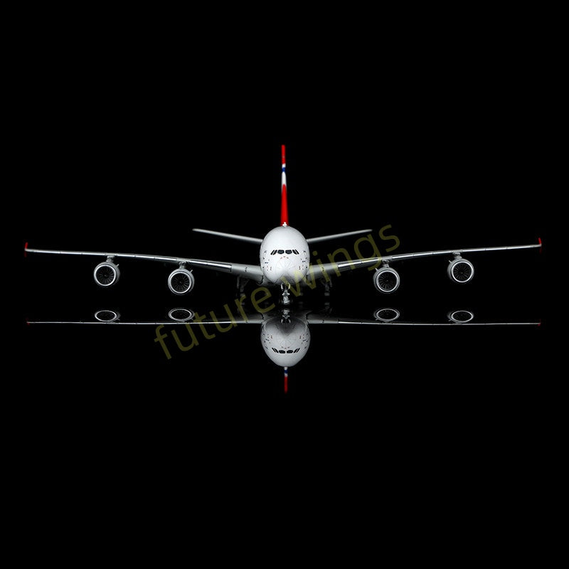 1:400 HX Models Global Airlines A380-800 9H-GLOBL Aircraft Model+Free Tractor