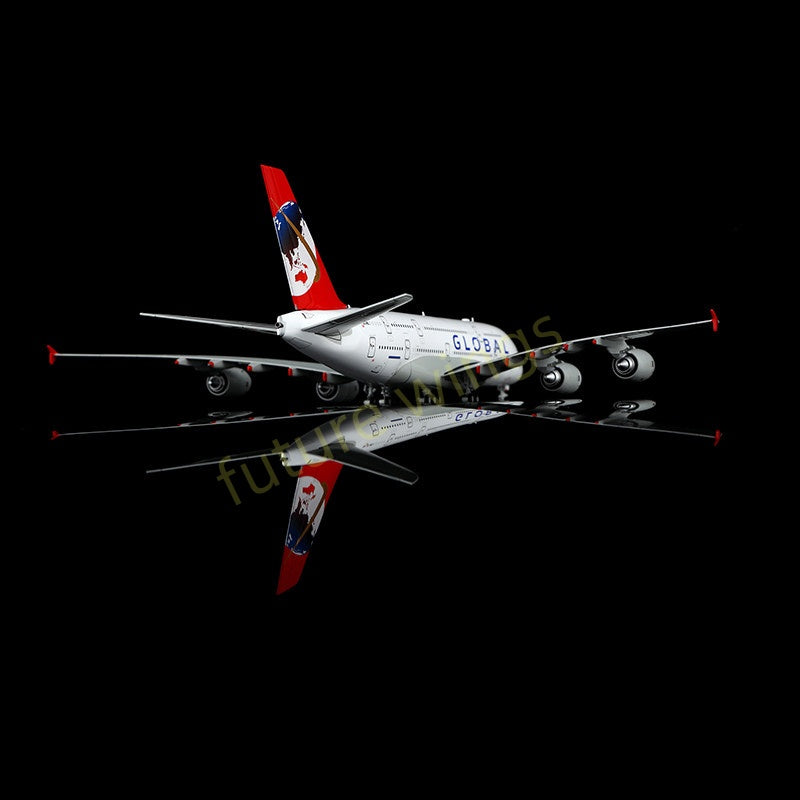 1:400 HX Models Global Airlines A380-800 9H-GLOBL Aircraft Model+Free Tractor