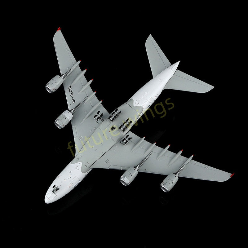 1:400 HX Models Global Airlines A380-800 9H-GLOBL Aircraft Model+Free Tractor