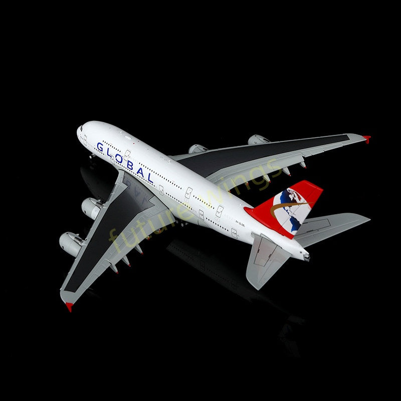 1:400 HX Models Global Airlines A380-800 9H-GLOBL Aircraft Model+Free Tractor