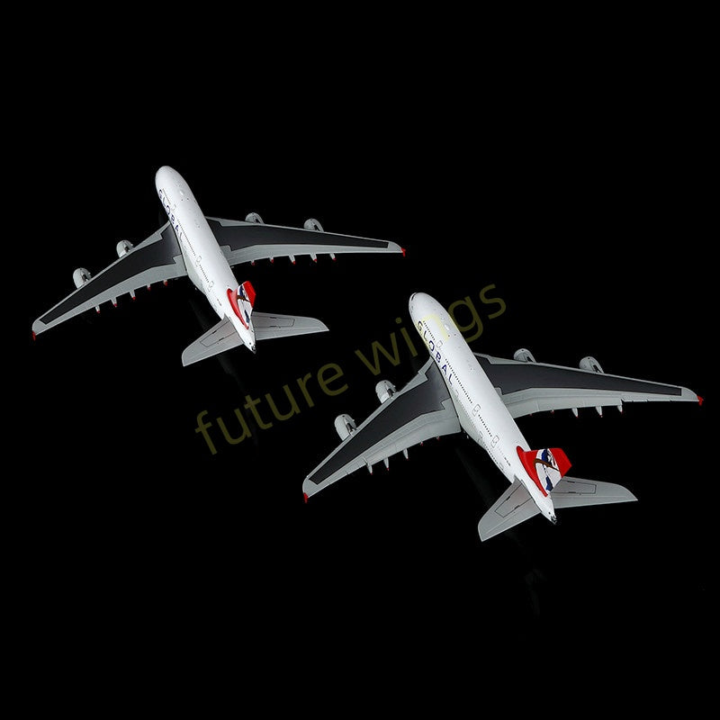 1:400 HX Models Global Airlines A380-800 9H-GLOBL Aircraft Model+Free Tractor