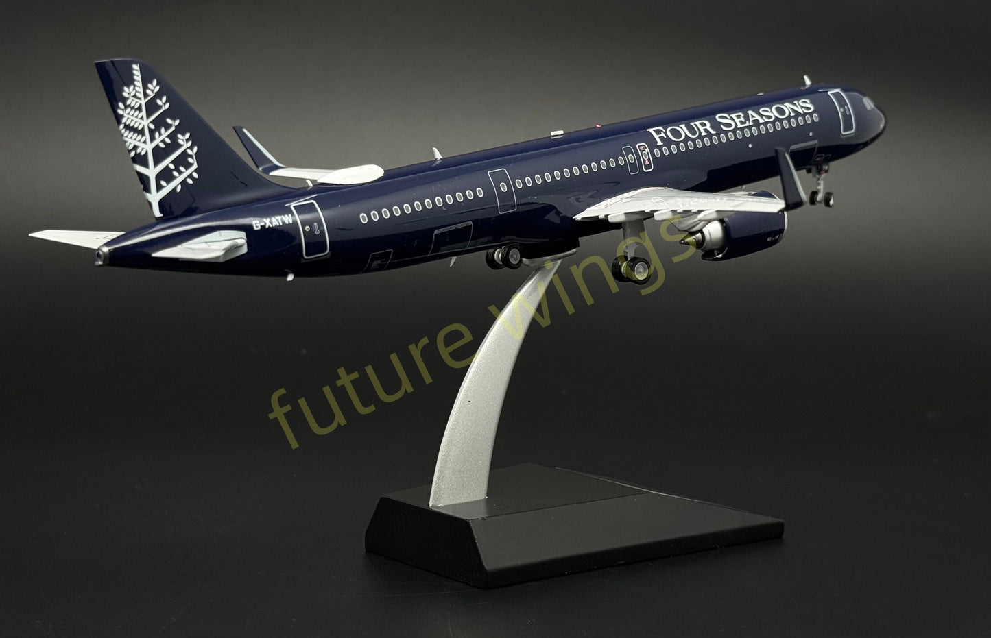 1:200 KJ Models(InFlight200) Four Seasons A321 G-XATW Diecast Aircraft Model