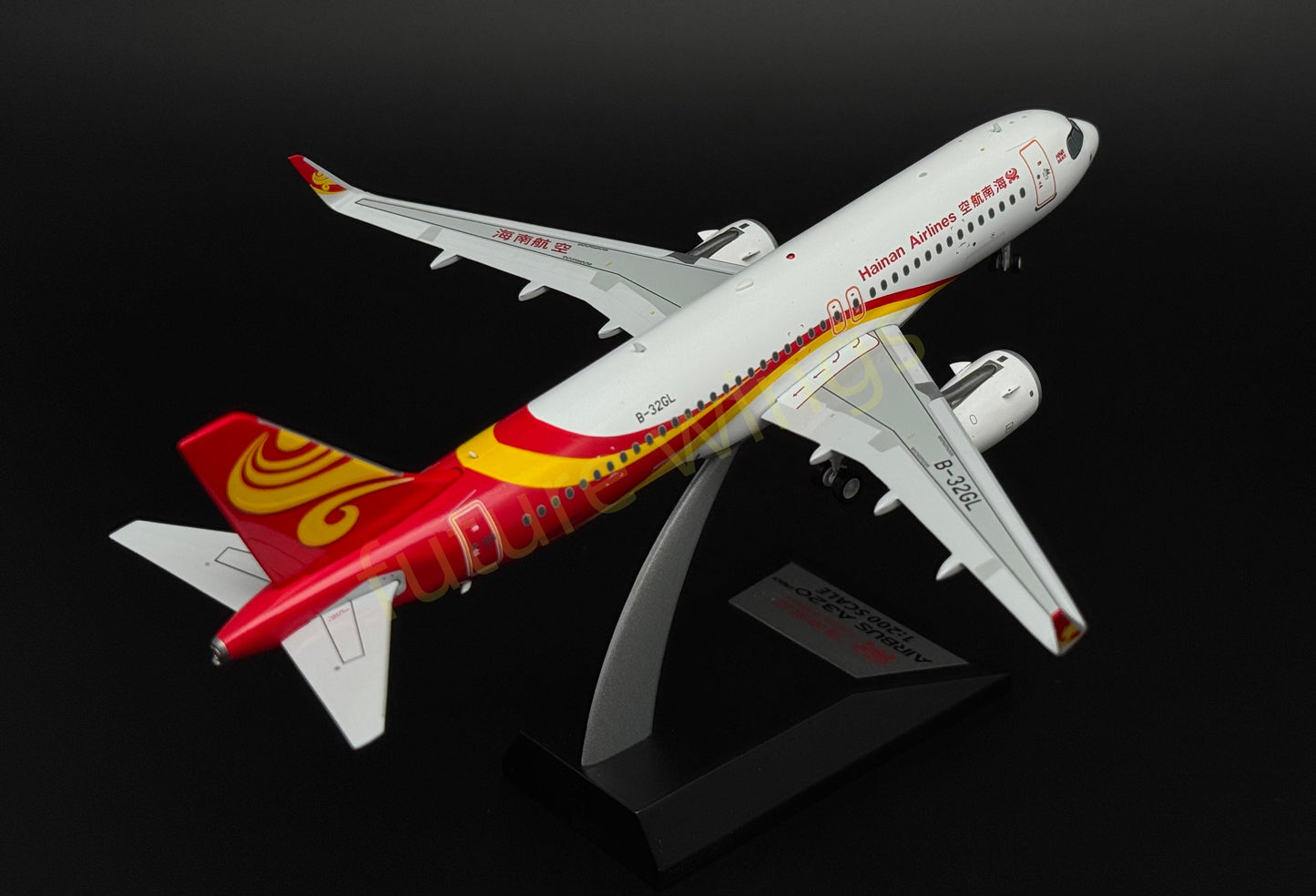 1:200 KJ Models(InFlight200) Hainan Airlines A320neo B-32GL Diecast Aircraft Model