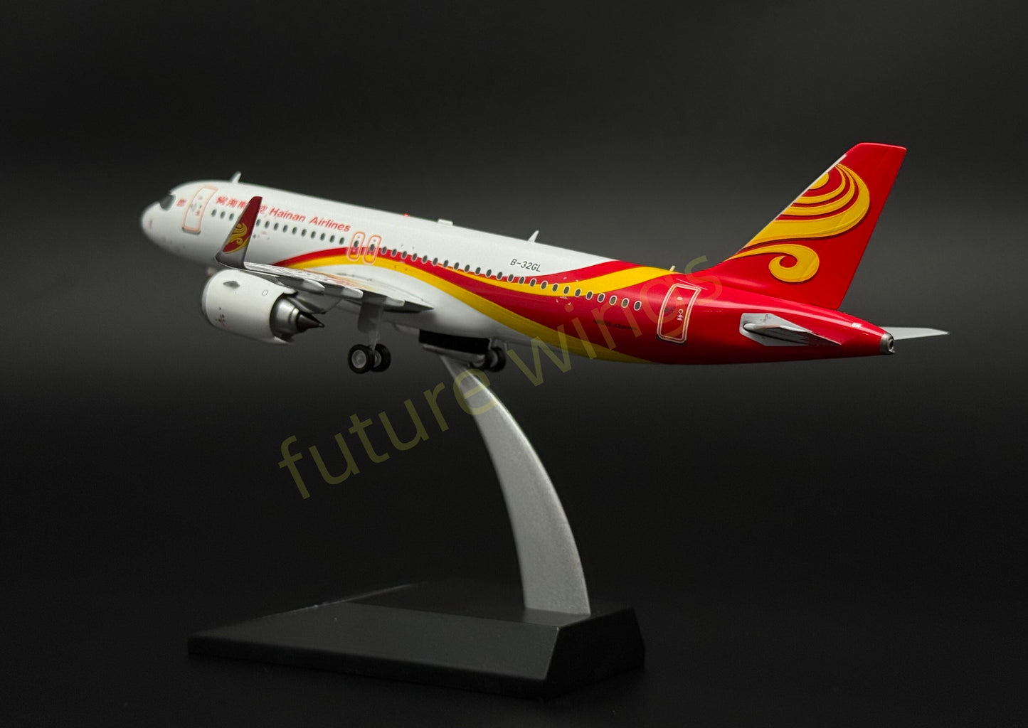 1:200 KJ Models(InFlight200) Hainan Airlines A320neo B-32GL Diecast Aircraft Model