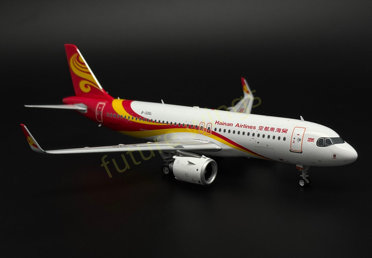 1:200 KJ Models(InFlight200) Hainan Airlines A320neo B-32GL Diecast Aircraft Model
