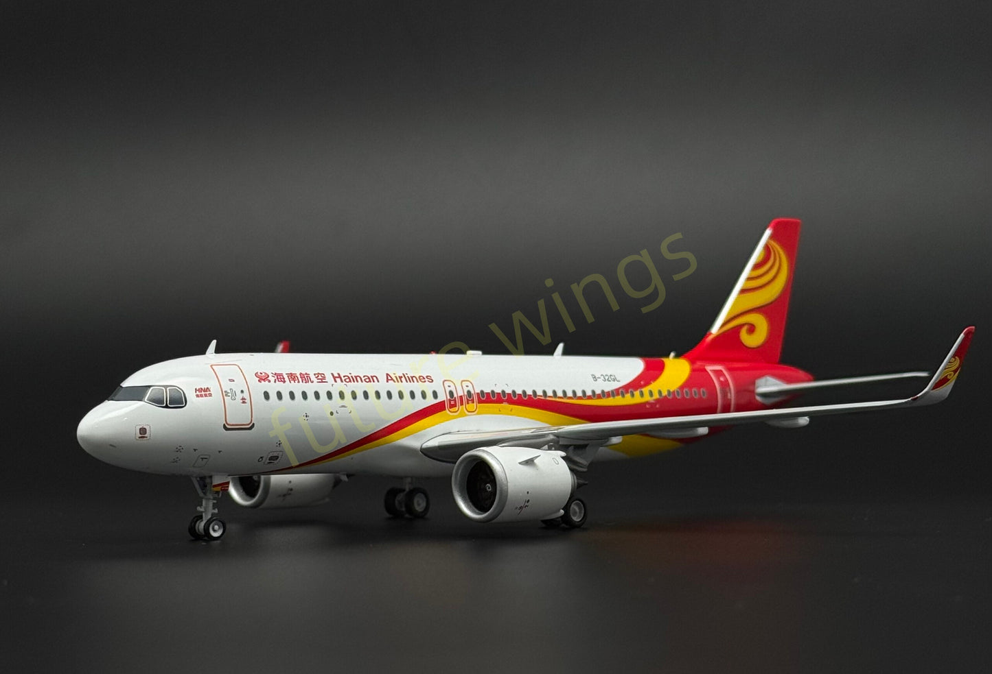 1:200 KJ Models(InFlight200) Hainan Airlines A320neo B-32GL Diecast Aircraft Model