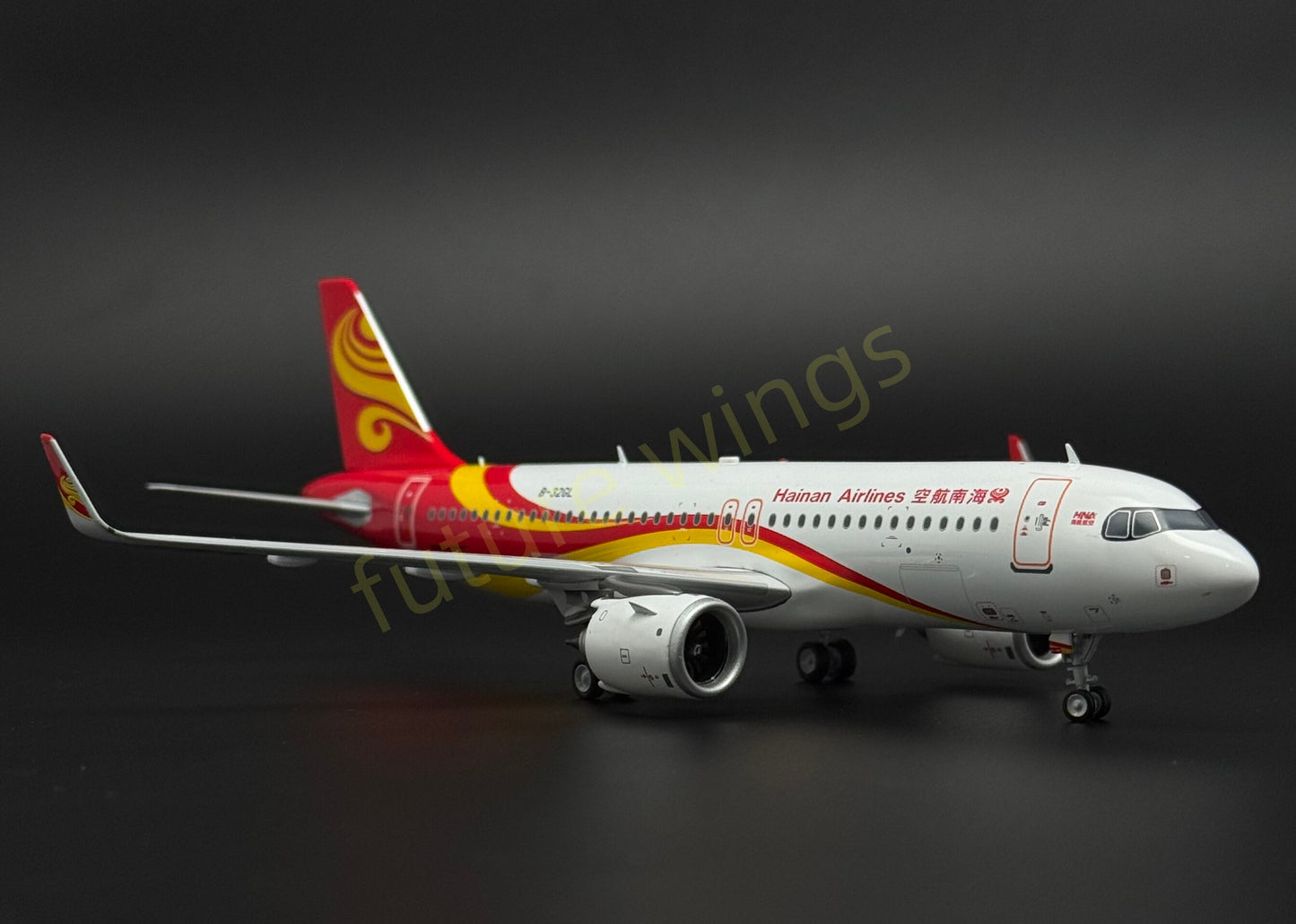 1:200 KJ Models(InFlight200) Hainan Airlines A320neo B-32GL Diecast Aircraft Model