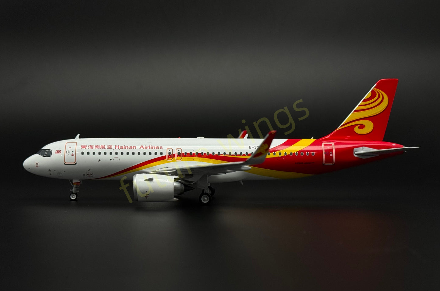 1:200 KJ Models(InFlight200) Hainan Airlines A320neo B-32GL Diecast Aircraft Model