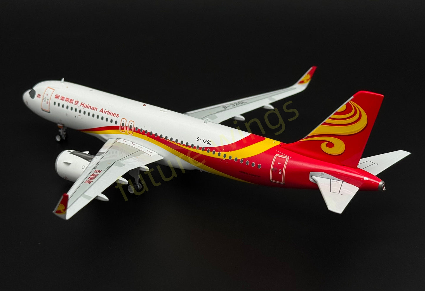 1:200 KJ Models(InFlight200) Hainan Airlines A320neo B-32GL Diecast Aircraft Model