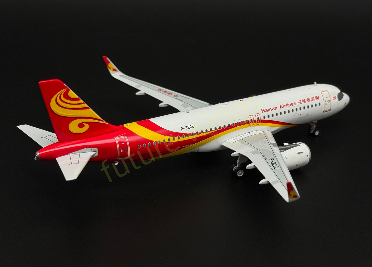 1:200 KJ Models(InFlight200) Hainan Airlines A320neo B-32GL Diecast Aircraft Model