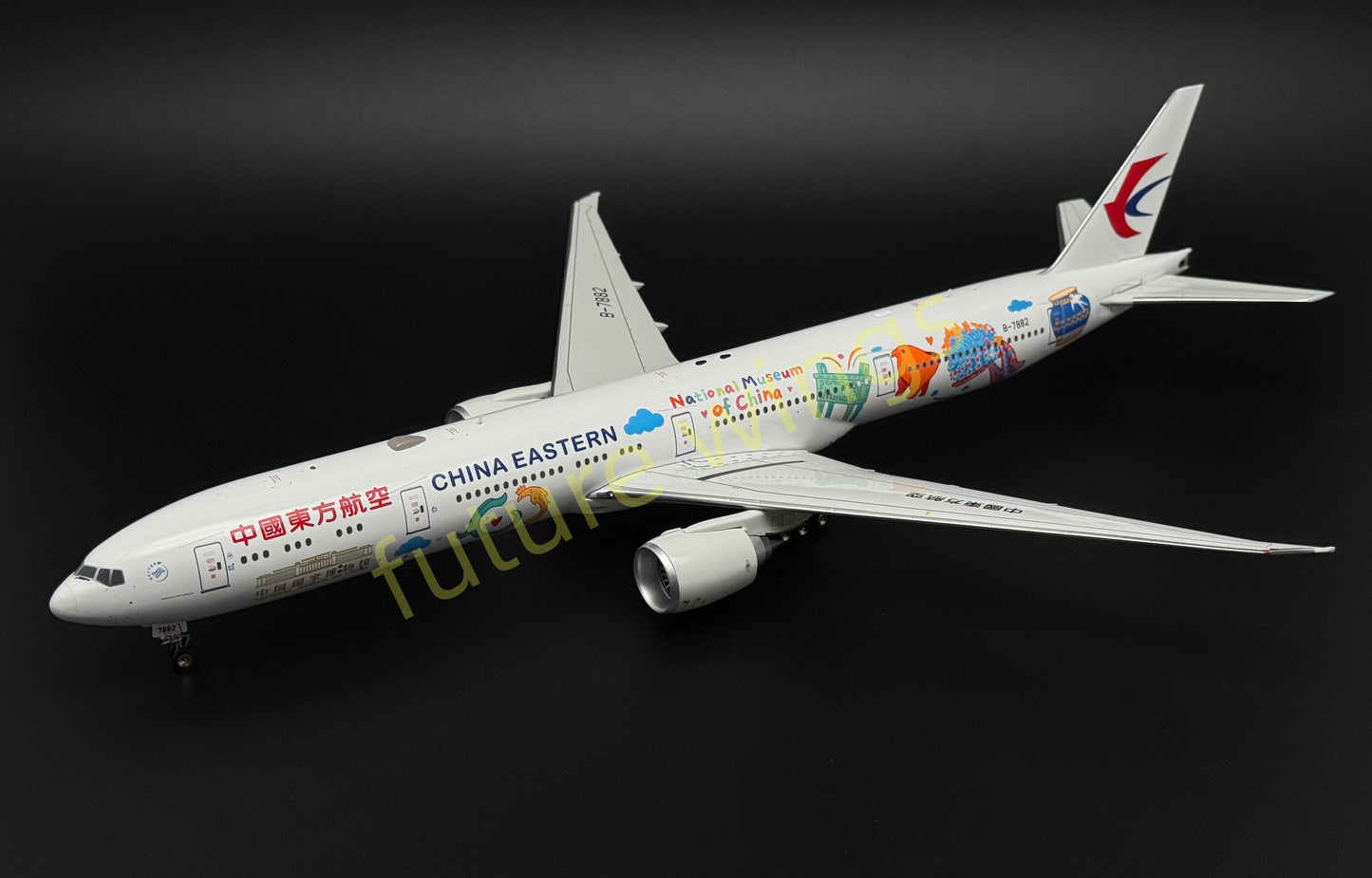 1:200 KJ Models(InFlight200) China Eastern Airlines B777-300ER B-7882 Diecast Aircraft Model