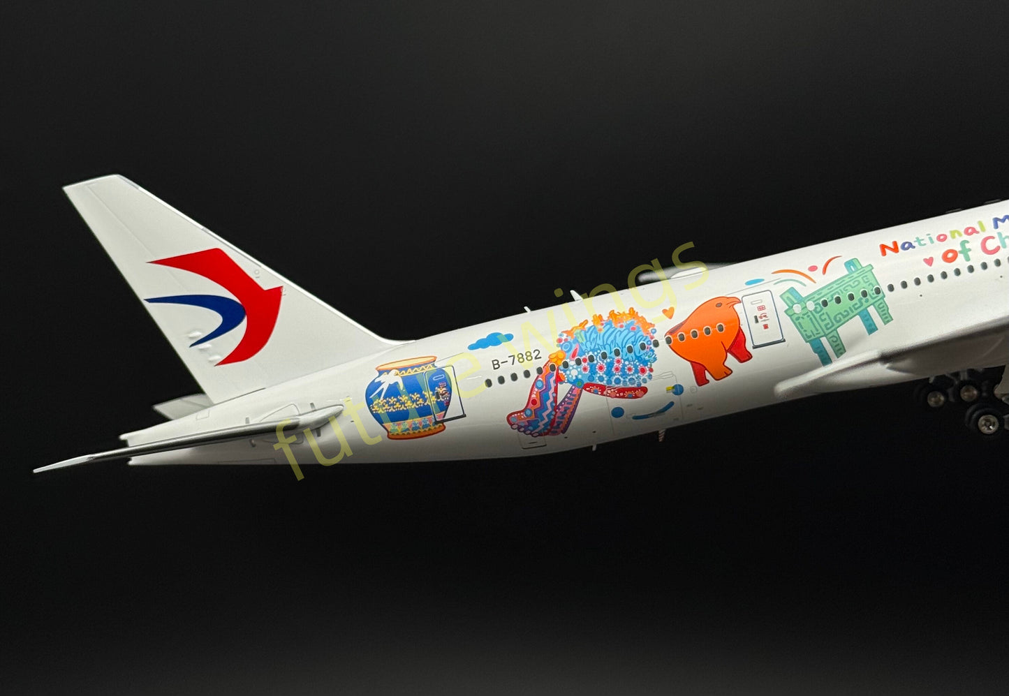 1:200 KJ Models(InFlight200) China Eastern Airlines B777-300ER B-7882 Diecast Aircraft Model