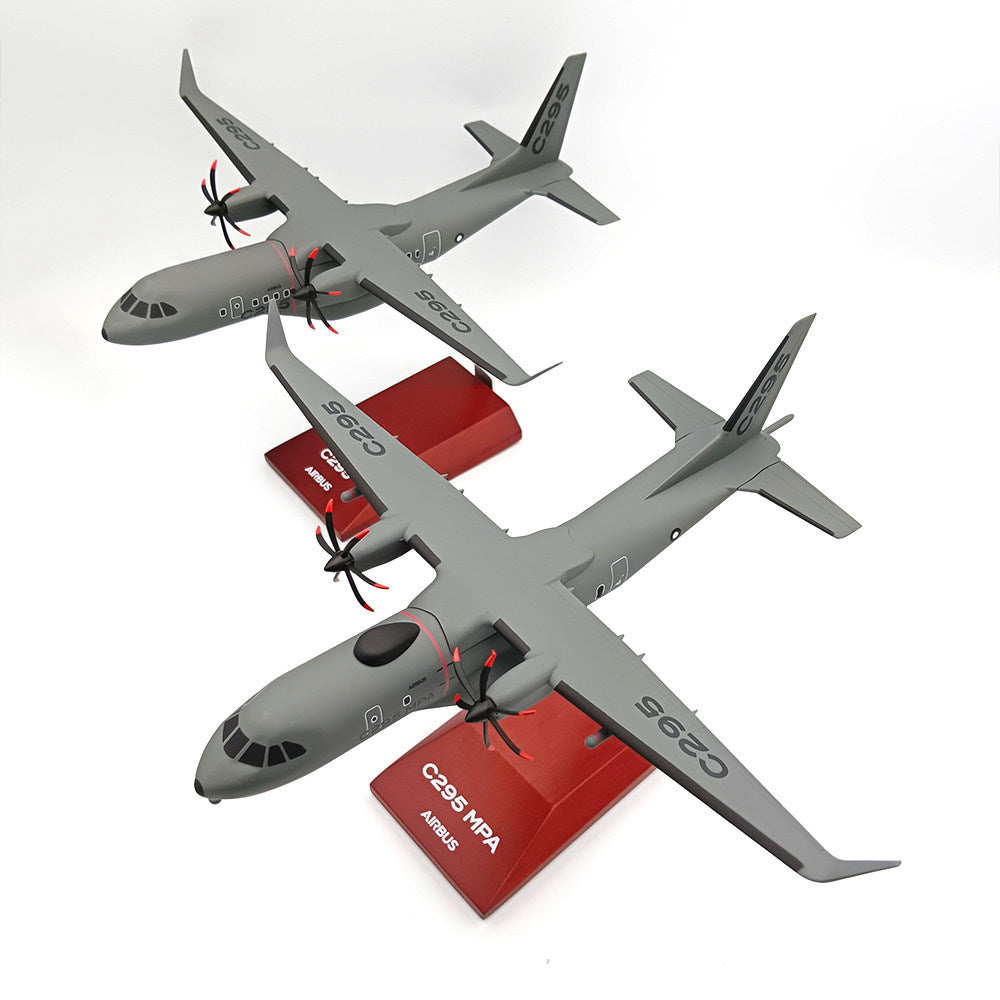 (RARE)1:100 Airbus C-295 Tactical Transporter‌ Aircraft Model With Stand