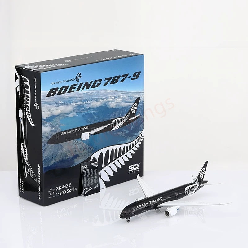 1:200 SQ Wings L2182 Air New Zealand B787-9 ZK-NZE Diecast Aircraft Model