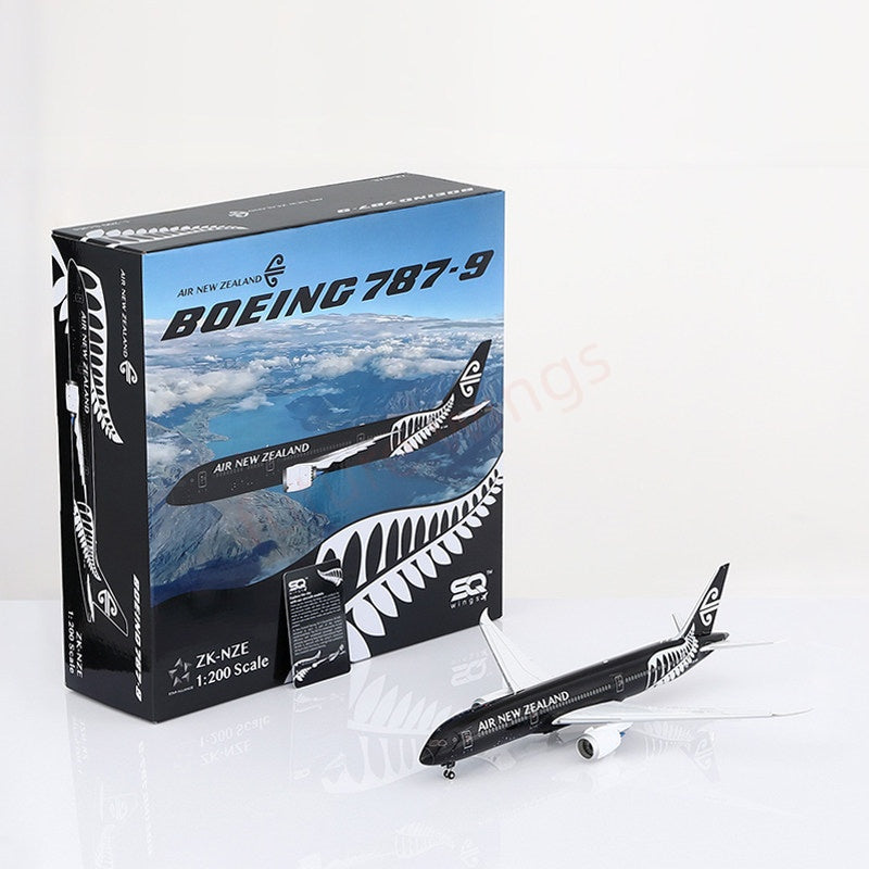 1:200 SQ Wings L2182 Air New Zealand B787-9 ZK-NZE Diecast Aircraft Model