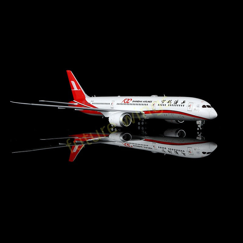 1:200 SQ Wings ShangHai Airlines B787-9 B-1111 "100Years" Diecast Aircraft Model