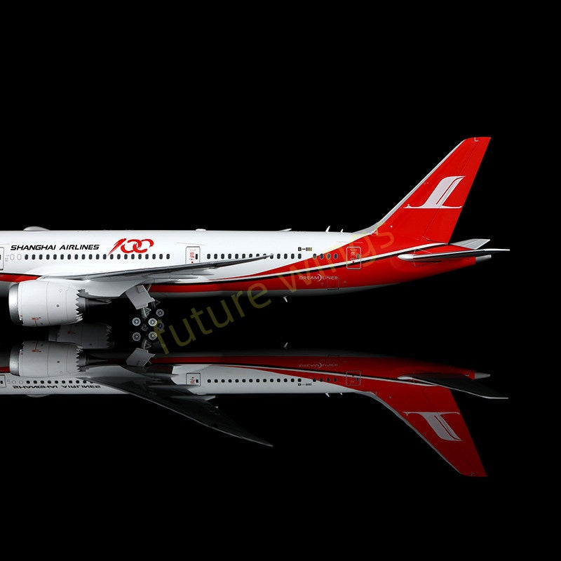 1:200 SQ Wings ShangHai Airlines B787-9 B-1111 "100Years" Diecast Aircraft Model