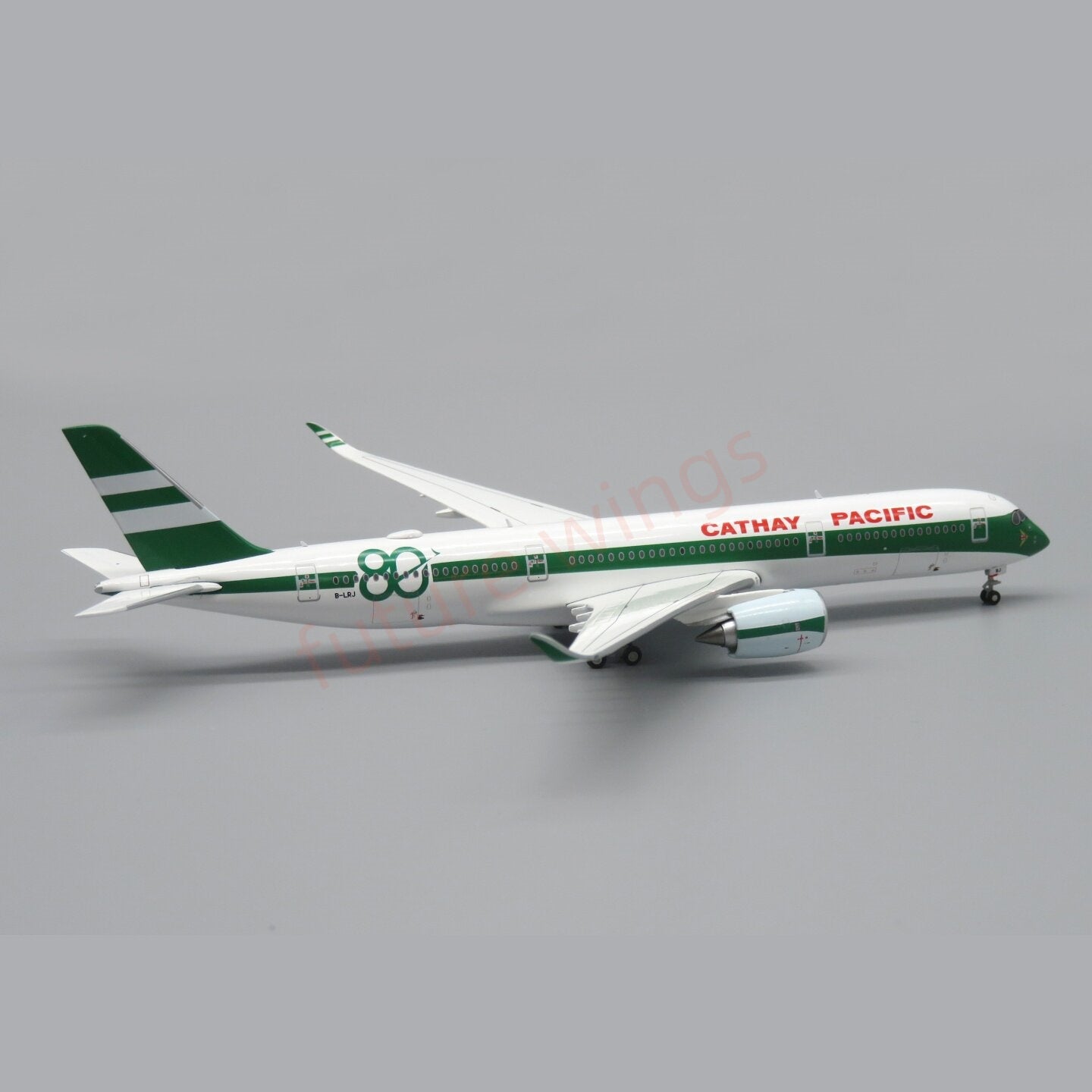 1:400 APOLLO Cathay Pacific A350-900 B-LRJ "80years" Aircraft Model+Free Tractor
