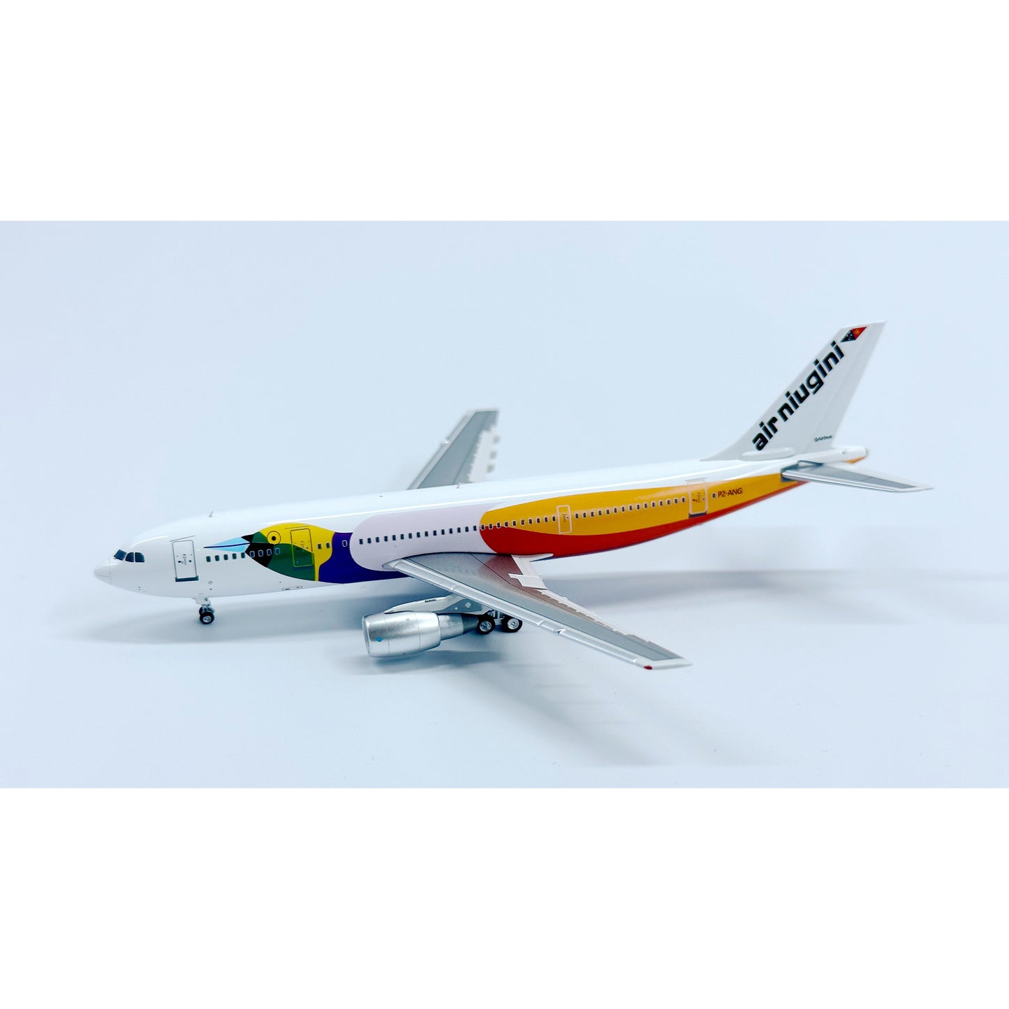 1:400 Yu Model A300B4/A300-600 Air Niugini/Pan AM/CAAC/Lufthansa/Uni Top/Air France Aircraft Model+Free Tractor