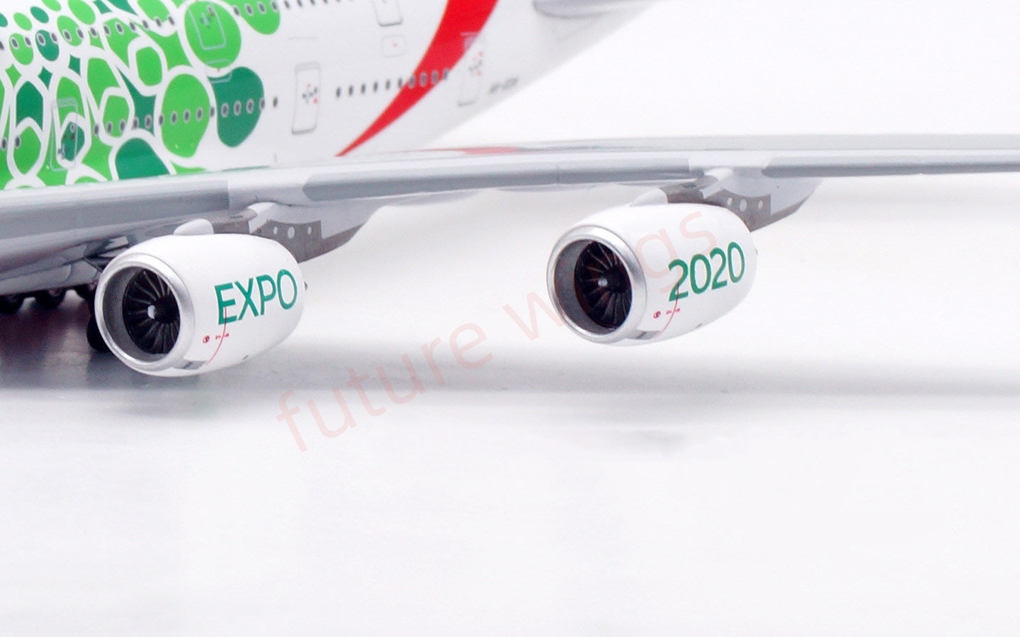 1:400 Aviation400 Emirates Airways A380 A6-EEW "ExPo2020"Aircraft Model Free Tractor+Stand