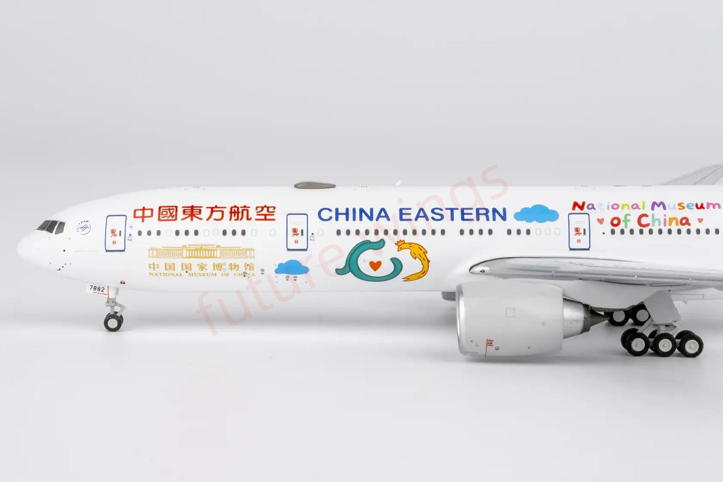 1:400 NG Models NG73089 China Eastern Airlines B777-300ER B-7882 Aircraft Model+Free Tractor