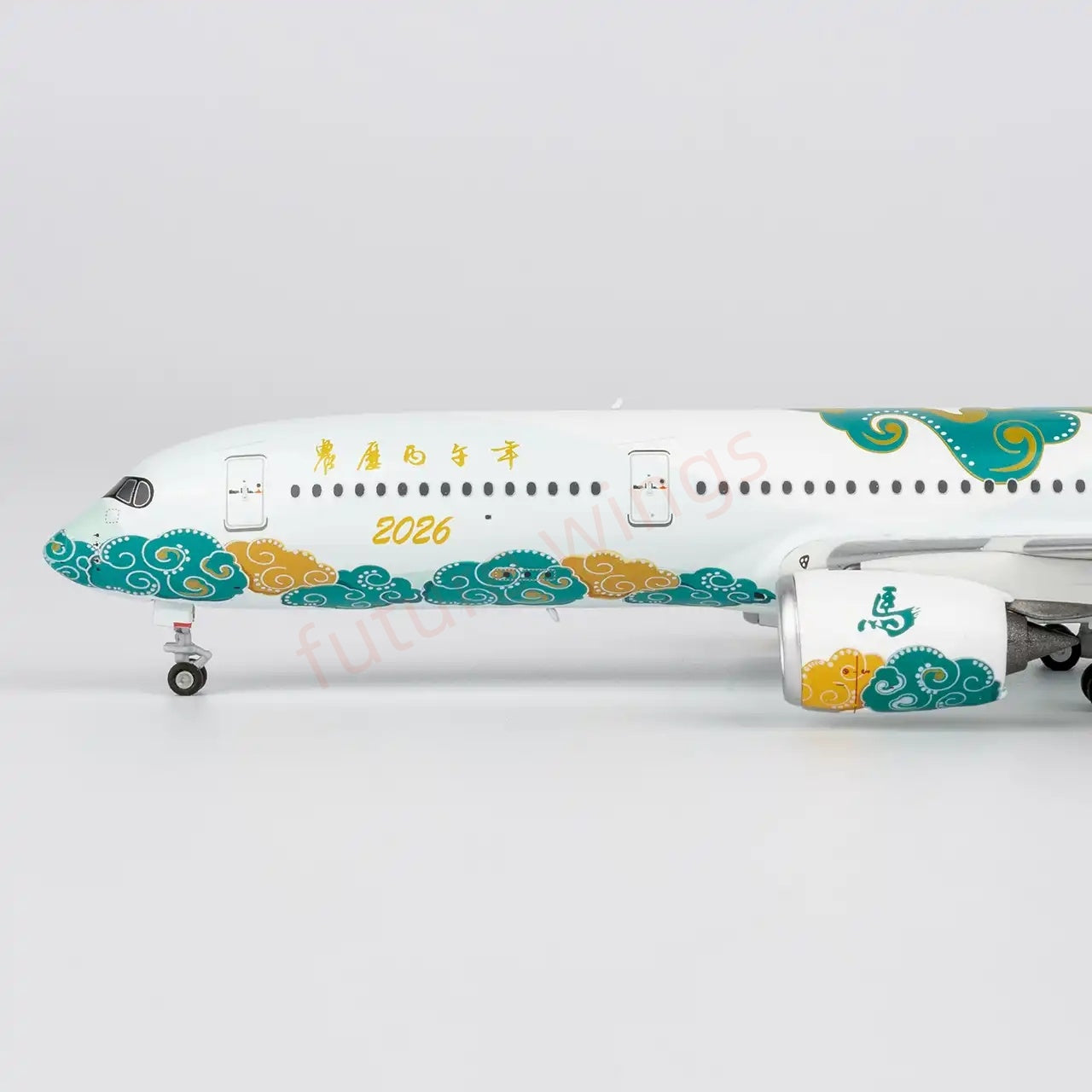 1:400 NG Models NG39192 A350-900  "2026 Year of the Horse" Aircraft Model+Free Tractor
