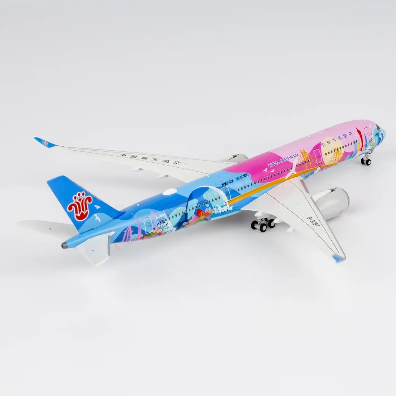 1:400 NG Models NG24196 China Southern Airlines A350-900 B-308T "Luxury Package"Aircraft Model+Free Tractor