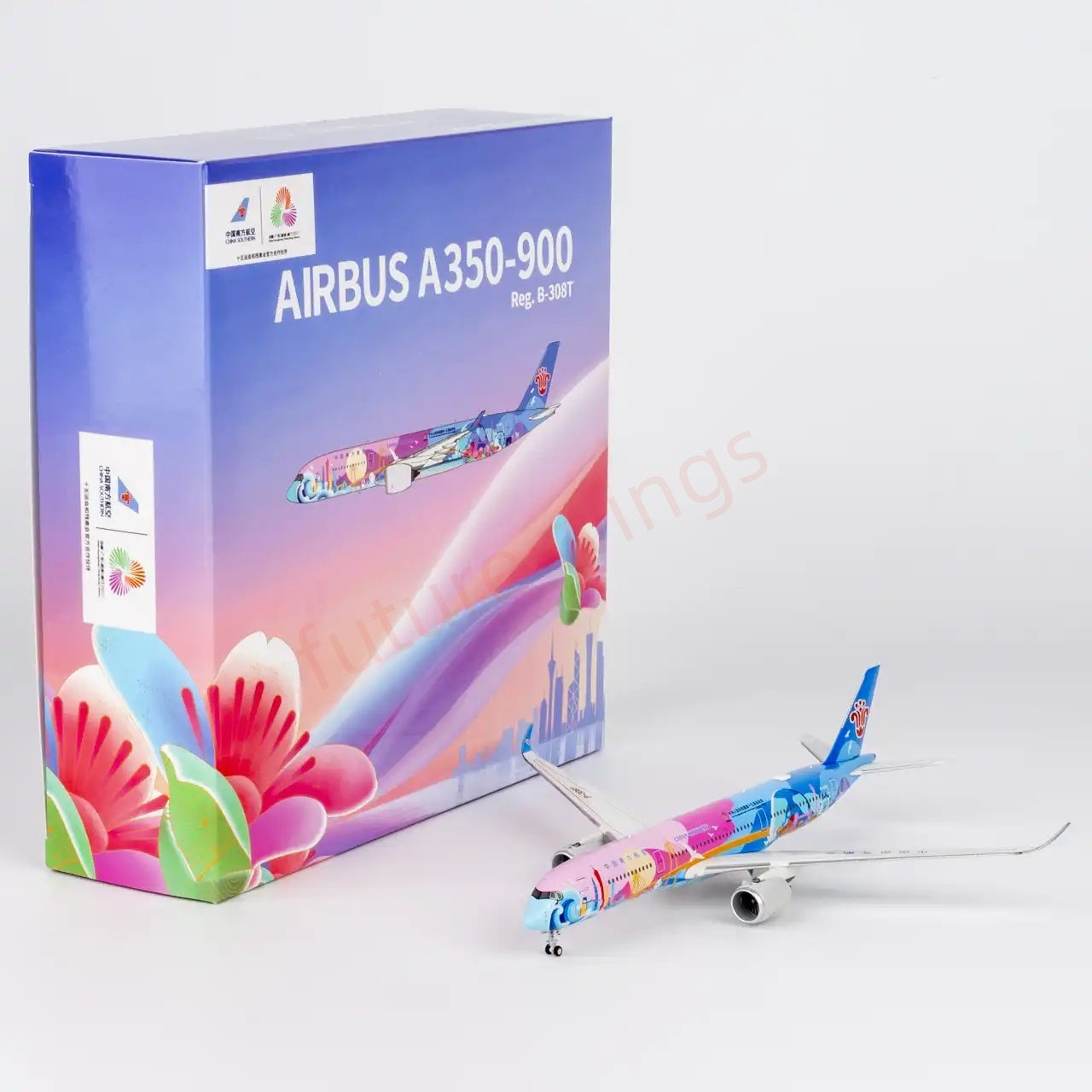 1:400 NG Models NG24185 China Southern Airlines A350-900 B-308T Aircraft Model+Free Tractor
