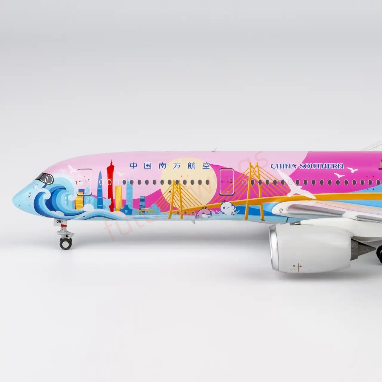 1:400 NG Models NG24196 China Southern Airlines A350-900 B-308T "Luxury Package"Aircraft Model+Free Tractor